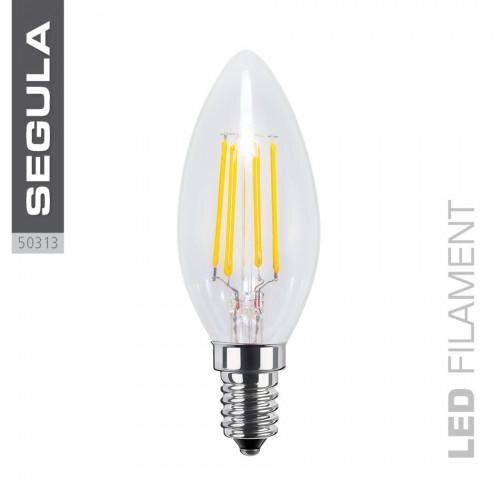 Segula LED 50313 4w Candle Clear E14 280lm 2600K Dimmable