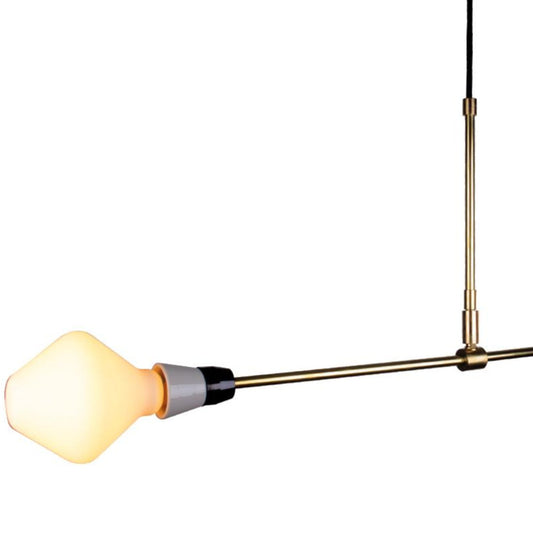 T-Duo XL Lamp with 2 R105 Opal Satin Light Bulbs