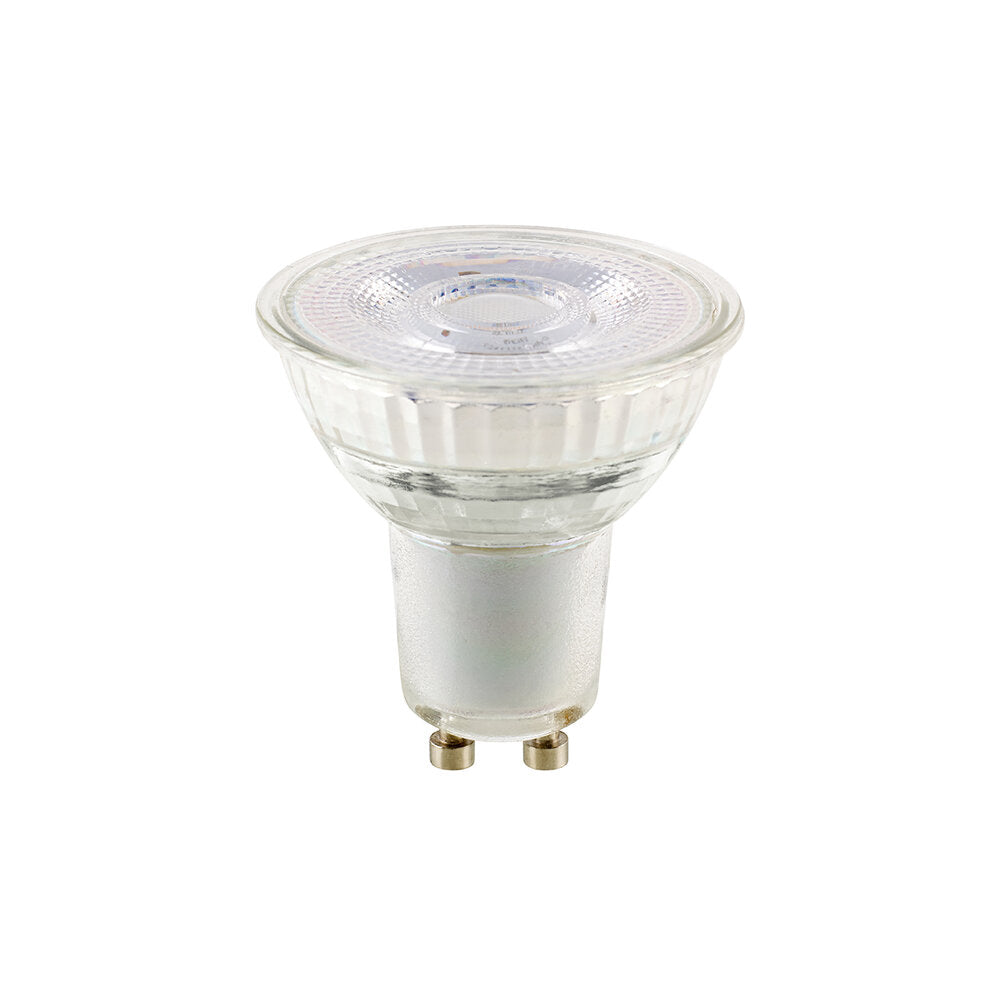 6W Luxar Glass GU10 460lm 2700K 36°