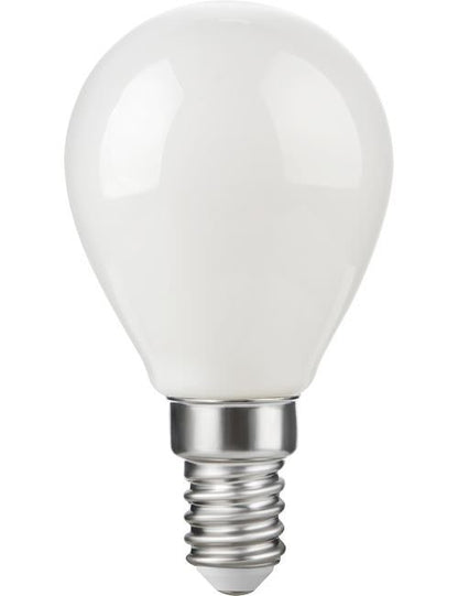 SPL Bombilla LED E14 G45 opal regulable 4,7 W 2500 K