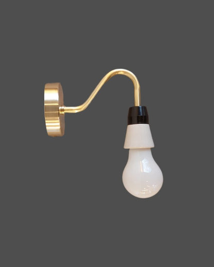 Aplique Latón y cerámica Made in Europe 80