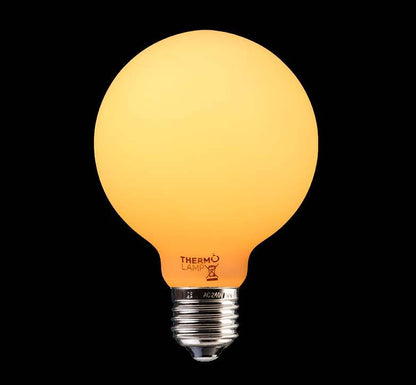 Globe 95 Opal Satin Dimmable LED 510LM 8W Warm White 2600K