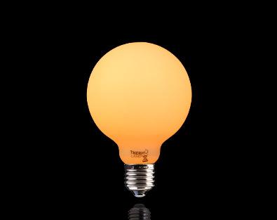 Globe 95 Opal Satin Dimmable LED 510LM 8W Warm White 2600K